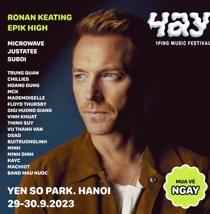Epik High và Ronan Keating (Boyzone) xác nhận biểu diễn tại Việt Nam - Ảnh 2. Epik High và Ronan Keating (Boyzone) xác nhận biểu diễn tại Việt Nam - Ảnh 2.