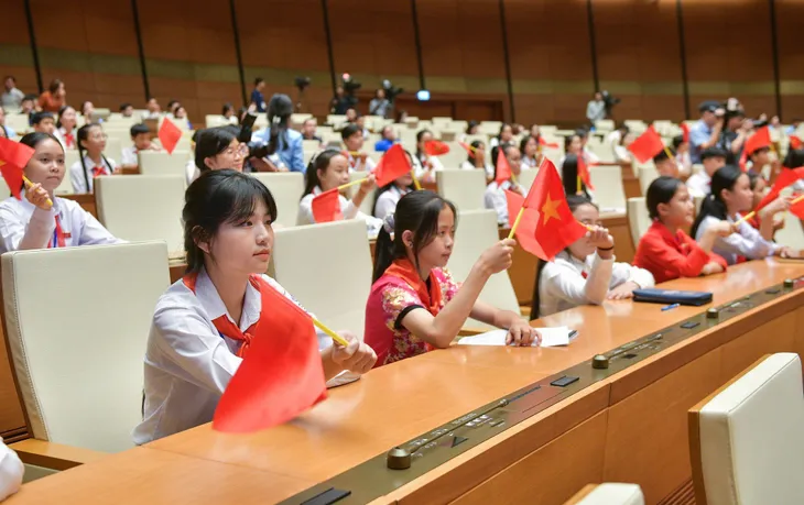 Tổ chức định kỳ Phiên họp giả định Quốc hội trẻ em để lắng nghe nguyện vọng của trẻ em cả nước - Ảnh 3.