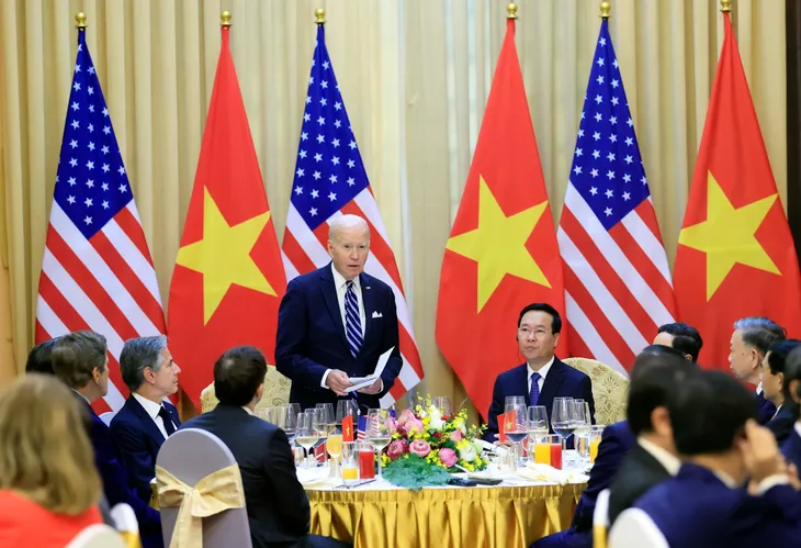 Chủ tịch nước Võ Văn Thưởng tiếp Tổng thống Hoa Kỳ Joe Biden - Ảnh 5. Chủ tịch nước Võ Văn Thưởng tiếp Tổng thống Hoa Kỳ Joe Biden - Ảnh 5.