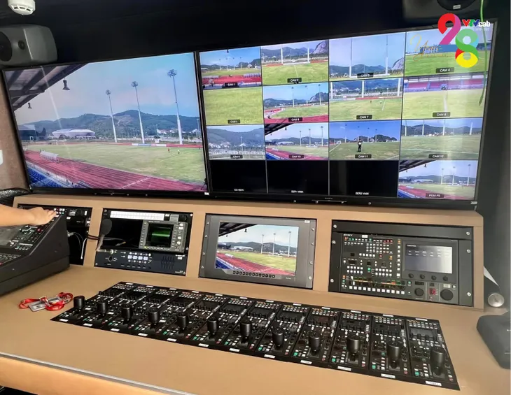 Cận cảnh trang thiết bị sản xuất thể thao khủng của VTVcab - Ảnh 1. Cận cảnh trang thiết bị sản xuất thể thao khủng của VTVcab - Ảnh 1.