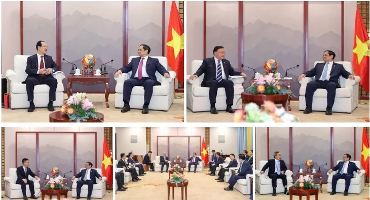 Thủ tướng kết thúc tốt đẹp chuyến công tác tại Trung Quốc với nhiều kết quả nổi bật, quan trọng và thiết thực - Ảnh 3. Thủ tướng kết thúc tốt đẹp chuyến công tác tại Trung Quốc với nhiều kết quả nổi bật, quan trọng và thiết thực - Ảnh 3.