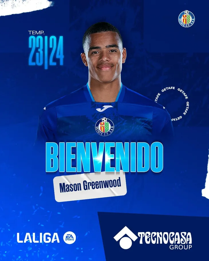Mason Greenwood gia nhập Getafe theo dạng cho mượn từ Manchester United - Ảnh 1. Mason Greenwood gia nhập Getafe theo dạng cho mượn từ Manchester United - Ảnh 1.