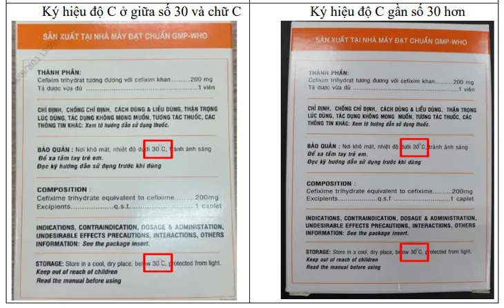 Bộ Y tế cảnh báo thuốc giả CEFIXIME 200 - Ảnh 2.