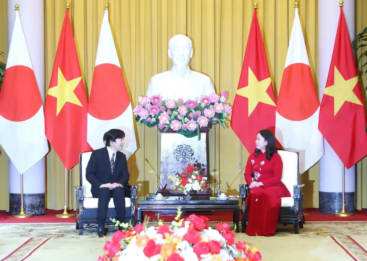 Lễ đón Hoàng Thái tử Nhật Bản Akishino và Công nương thăm chính thức Việt Nam - Ảnh 2. Lễ đón Hoàng Thái tử Nhật Bản Akishino và Công nương thăm chính thức Việt Nam - Ảnh 2.