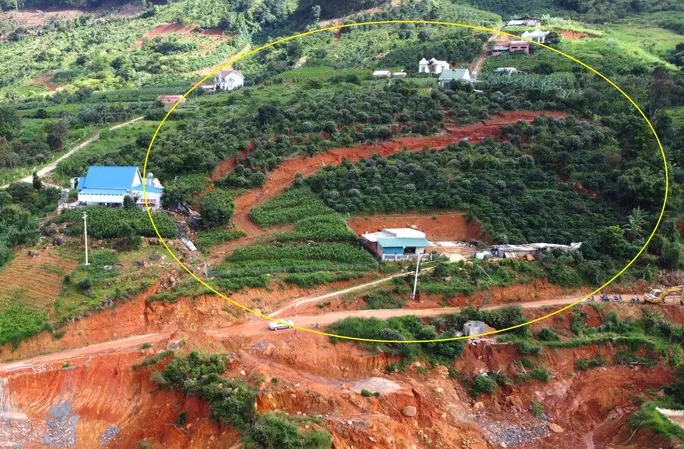 Dự án hồ Đông Thanh xuất hiện cung sạt trượt mới - Ảnh 2. Dự án hồ Đông Thanh xuất hiện cung sạt trượt mới - Ảnh 2.
