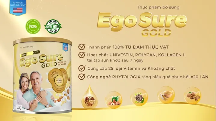 Ra mắt Egosure Gold - Thực phẩm dinh dưỡng cho xương chắc khỏe - Ảnh 2.
