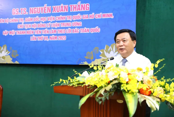 Gặp mặt 75 đại diện thanh niên tiên tiến làm theo lời Bác - Ảnh 2. Gặp mặt 75 đại diện thanh niên tiên tiến làm theo lời Bác - Ảnh 2.