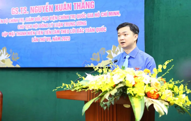 Gặp mặt 75 đại diện thanh niên tiên tiến làm theo lời Bác - Ảnh 3. Gặp mặt 75 đại diện thanh niên tiên tiến làm theo lời Bác - Ảnh 3.