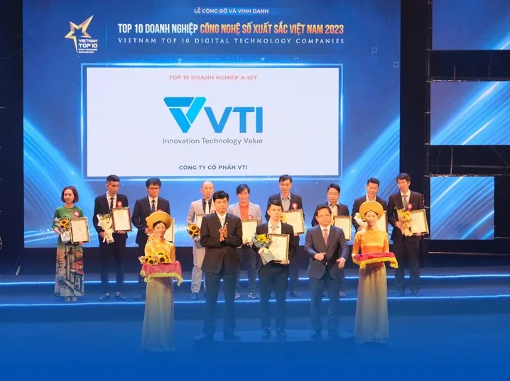 VTI Group lập hat-trick giải thưởng tại Top 10 Doanh nghiệp Công nghệ số xuất sắc năm 2023 - Ảnh 5. VTI Group lập hat-trick giải thưởng tại Top 10 Doanh nghiệp Công nghệ số xuất sắc năm 2023 - Ảnh 5.