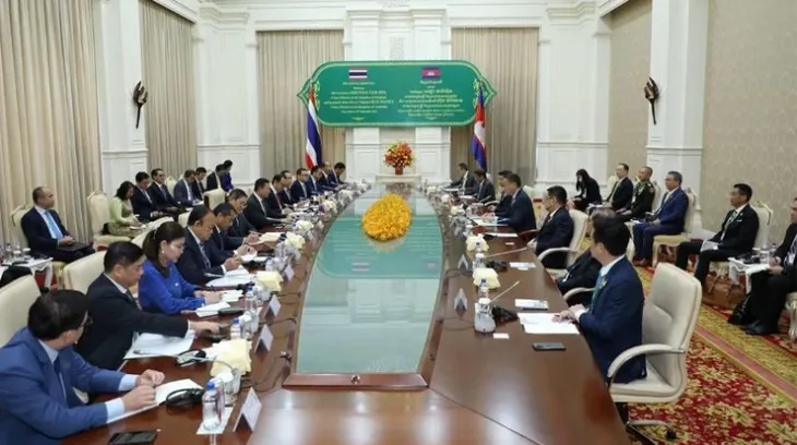 Thủ tướng Thái Lan thăm chính thức Campuchia - Ảnh 1. Thủ tướng Thái Lan thăm chính thức Campuchia - Ảnh 1.