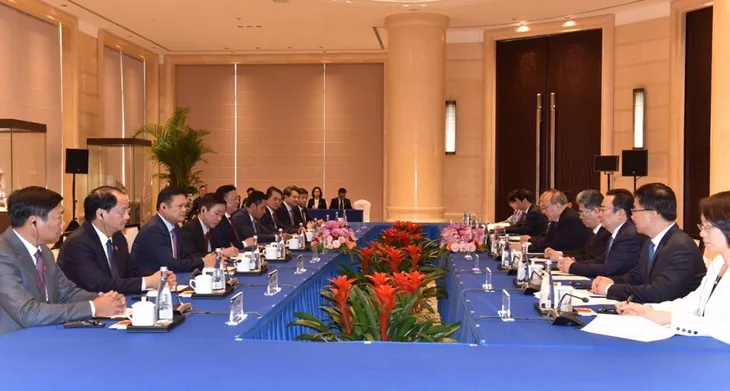 Tăng cường hợp tác Hà Nội - Bắc Kinh (Trung Quốc) - Ảnh 1. Tăng cường hợp tác Hà Nội - Bắc Kinh (Trung Quốc) - Ảnh 1.