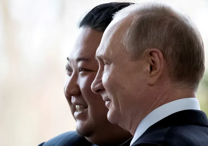 Chủ tịch Triều Tiên Kim Jong-un sẽ gặp Tổng thống Putin tại Nga - Ảnh 1. Chủ tịch Triều Tiên Kim Jong-un sẽ gặp Tổng thống Putin tại Nga - Ảnh 1.