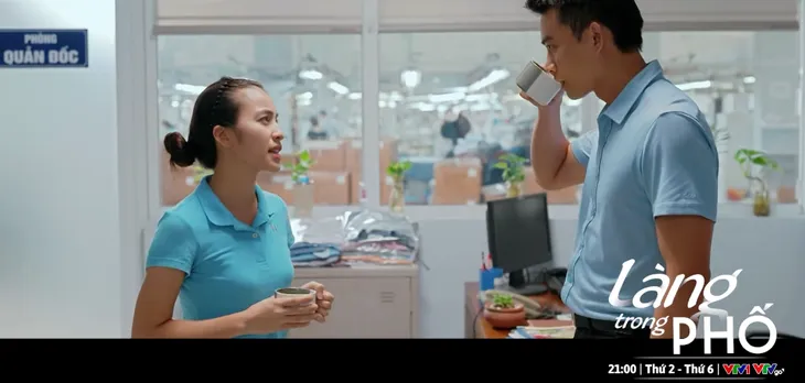 Làng trong phố - Tập 28: Hùng cất nhắc Hoài lên vị trí trưởng chuyền - Ảnh 2. Làng trong phố - Tập 28: Hùng cất nhắc Hoài lên vị trí trưởng chuyền - Ảnh 2.