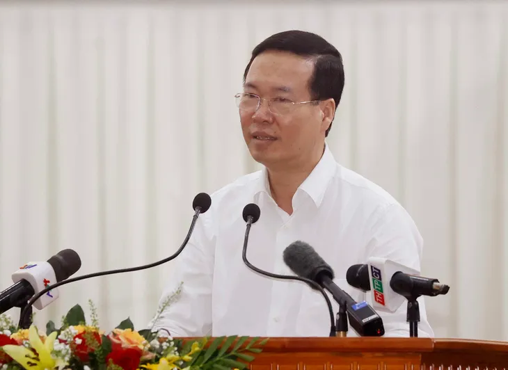 Chủ tịch nước dự Lễ bàn giao 1.400 căn nhà “Đại đoàn kết” tại tỉnh Hậu Giang - Ảnh 2. Chủ tịch nước dự Lễ bàn giao 1.400 căn nhà “Đại đoàn kết” tại tỉnh Hậu Giang - Ảnh 2.