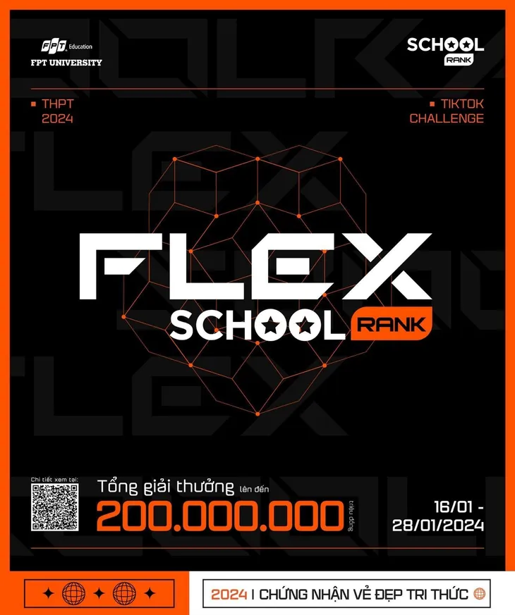 Khởi động TikTok Challenge “Flex SchoolRank - Chứng nhận vẻ đẹp tri thức” - Ảnh 1. Khởi động TikTok Challenge “Flex SchoolRank - Chứng nhận vẻ đẹp tri thức” - Ảnh 1.