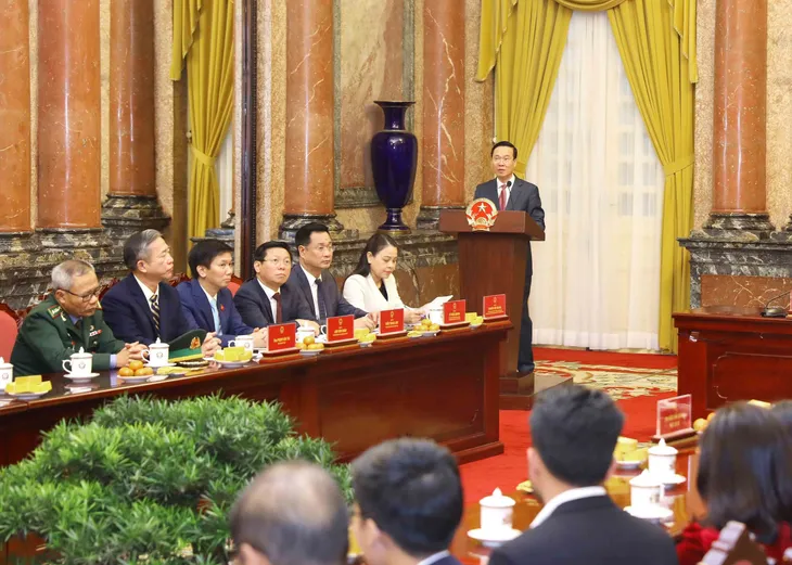 Chủ tịch nước Võ Văn Thưởng gặp mặt đoàn đại biểu chương trình Việc tử tế - Ảnh 10. Chủ tịch nước Võ Văn Thưởng gặp mặt đoàn đại biểu chương trình Việc tử tế - Ảnh 10.