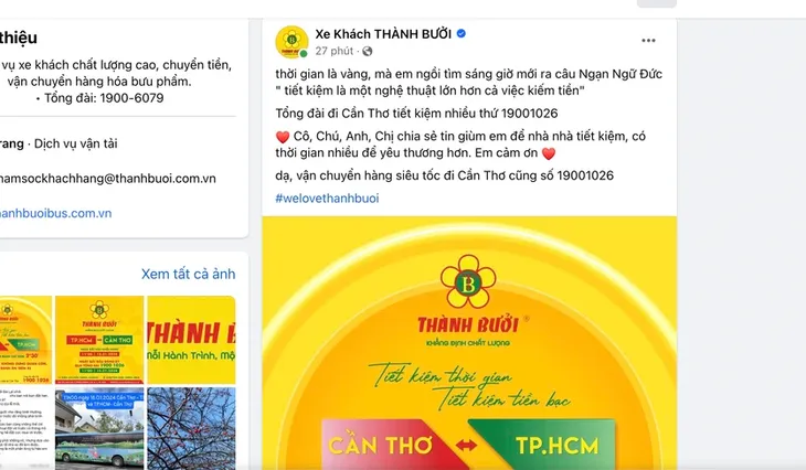 Đề nghị ngăn chặn thông tin nhà xe Thành Bưởi chạy lại - Ảnh 1. Đề nghị ngăn chặn thông tin nhà xe Thành Bưởi chạy lại - Ảnh 1.