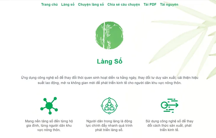 Ra mắt cẩm nang Làng số  - Ảnh 1.