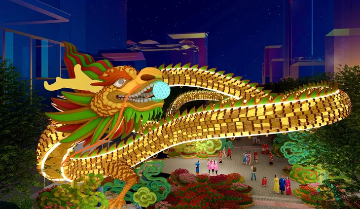 Đường hoa Nguyễn Huệ sẽ có nhiều điểm nhấn ấn tượng - Ảnh 1. Đường hoa Nguyễn Huệ sẽ có nhiều điểm nhấn ấn tượng - Ảnh 1.