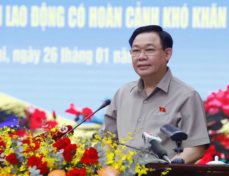 Chủ tịch Quốc hội tặng quà Tết người nghèo, gia đình chính sách tại Gia Lai - Ảnh 1. Chủ tịch Quốc hội tặng quà Tết người nghèo, gia đình chính sách tại Gia Lai - Ảnh 1.