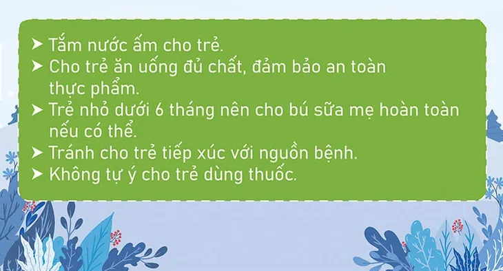 Rét đậm - Các bệnh thường gặp ở trẻ và cách phòng bệnh - Ảnh 3.