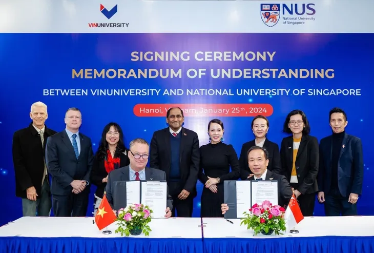Vinuni hợp tác với Đại học Quốc gia Singapore về đổi mới sáng tạo - Ảnh 1. Vinuni hợp tác với Đại học Quốc gia Singapore về đổi mới sáng tạo - Ảnh 1.