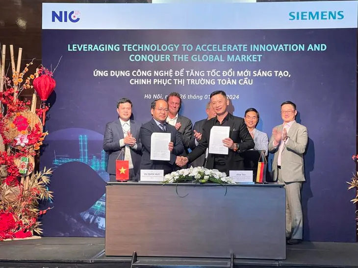 NIC hợp tác với ông lớn công nghiệp Đức phát triển hệ sinh thái đổi mới sáng tạo - Ảnh 1. NIC hợp tác với ông lớn công nghiệp Đức phát triển hệ sinh thái đổi mới sáng tạo - Ảnh 1.