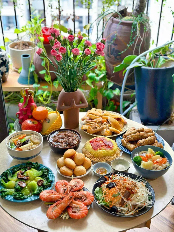 Rộn ràng dịch vụ mâm cỗ ngày Tết trên mạng xã hội - Ảnh 2. Rộn ràng dịch vụ mâm cỗ ngày Tết trên mạng xã hội - Ảnh 2.