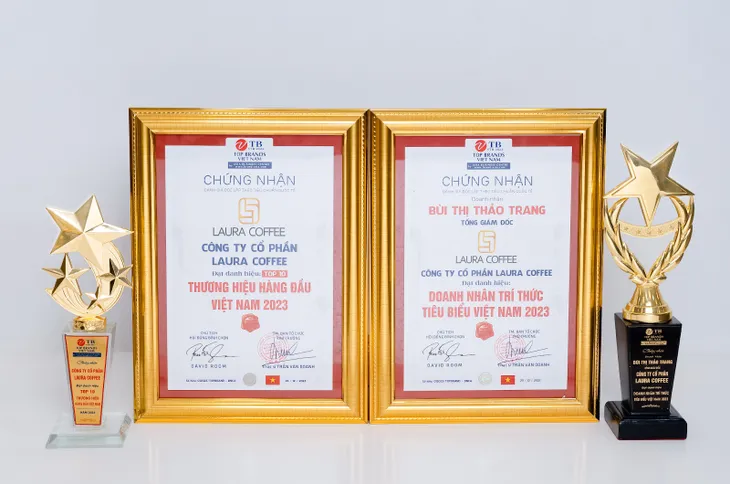 Laura Coffee của ca sĩ Nhật Kim Anh - Thương hiệu uy tín Việt Nam 2023 - Ảnh 2. Laura Coffee của ca sĩ Nhật Kim Anh - Thương hiệu uy tín Việt Nam 2023 - Ảnh 2.