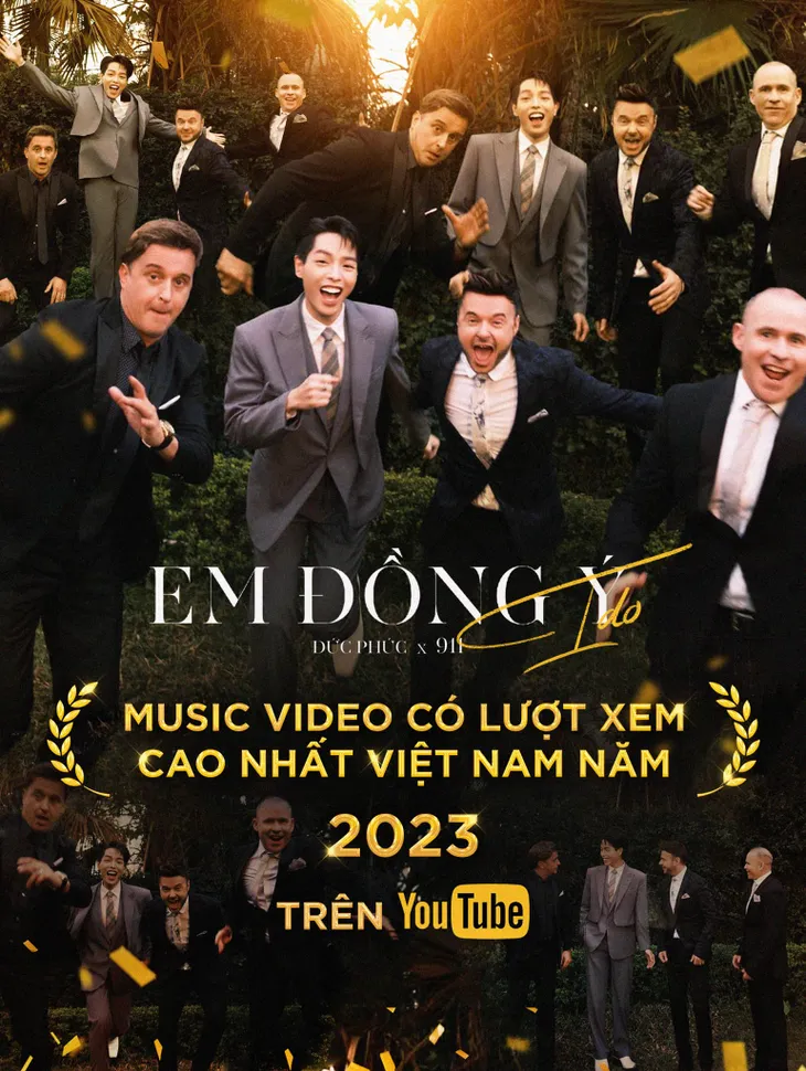 Đức Phúc - Nghệ sĩ sở hữu MV nhiều lượt xem nhất trên YouTube Việt Nam 2023 - Ảnh 1. Đức Phúc - Nghệ sĩ sở hữu MV nhiều lượt xem nhất trên YouTube Việt Nam 2023 - Ảnh 1.