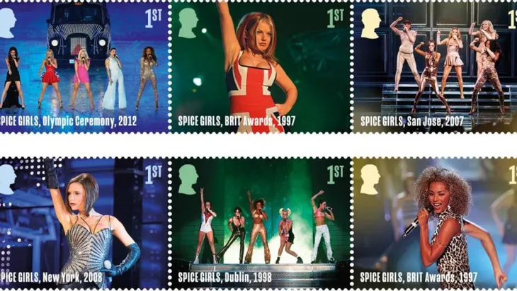 Spice Girls được vinh danh trong bộ sưu tập tem Royal Mail - Ảnh 1. Spice Girls được vinh danh trong bộ sưu tập tem Royal Mail - Ảnh 1.