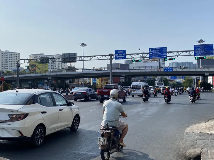 Giao thông TP Hồ Chí Minh thông thoáng ngày đầu tiên đi làm sau Tết - Ảnh 2. Giao thông TP Hồ Chí Minh thông thoáng ngày đầu tiên đi làm sau Tết - Ảnh 2.