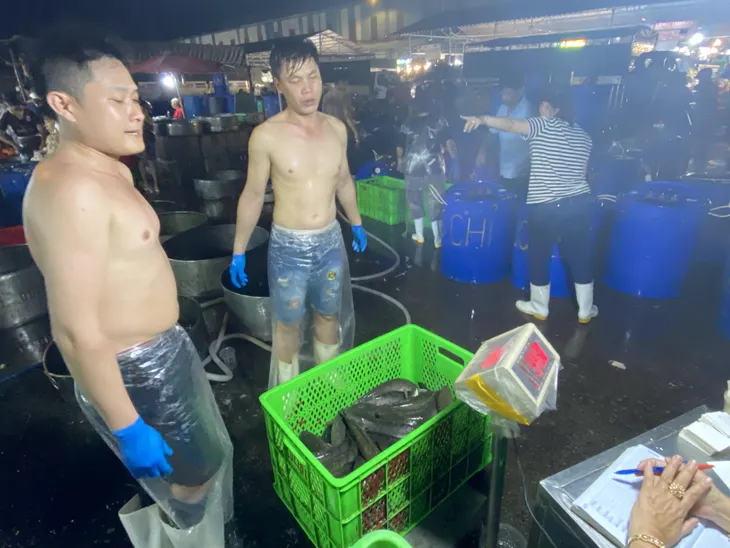 Chợ cá lóc ở TP Hồ Chí Minh nhộn nhịp ngày vía Thần Tài - Ảnh 4. Chợ cá lóc ở TP Hồ Chí Minh nhộn nhịp ngày vía Thần Tài - Ảnh 4.