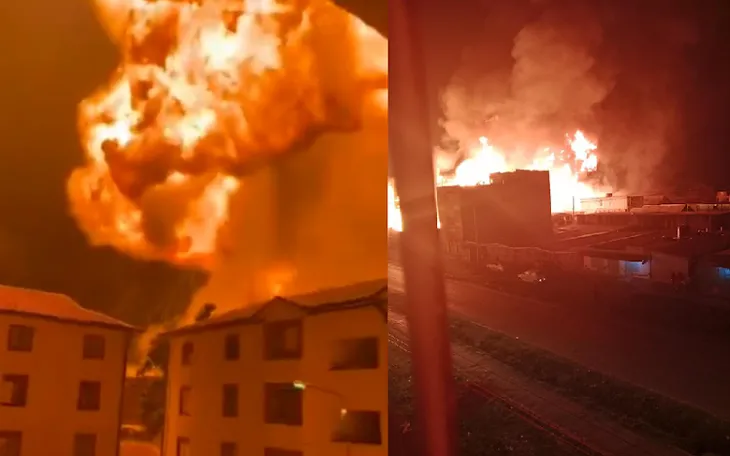 Cháy do nổ khí gas ở Kenya khiến hàng trăm người thương vong - Ảnh 1. Cháy do nổ khí gas ở Kenya khiến hàng trăm người thương vong - Ảnh 1.