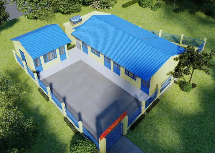 Điểm trường mới cho 35 em bé người Mông ở Mù Cang Chải trước thềm năm mới - Ảnh 1.