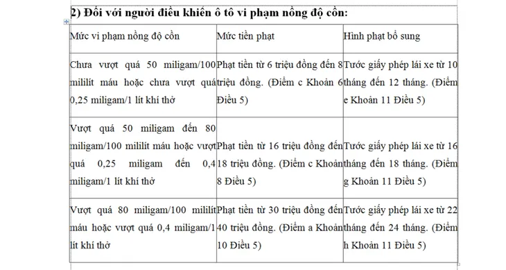 Đi xe đạp vi phạm nồng độ cồn bị xử phạt như thế nào? - Ảnh 2.