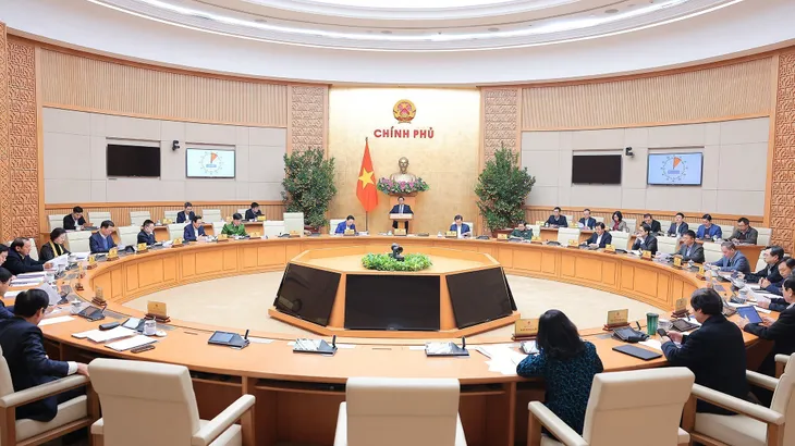 Thủ tướng Phạm Minh Chính chủ trì phiên họp Chính phủ chuyên đề xây dựng pháp luật tháng 2/2024 - Ảnh 1. Thủ tướng Phạm Minh Chính chủ trì phiên họp Chính phủ chuyên đề xây dựng pháp luật tháng 2/2024 - Ảnh 1.
