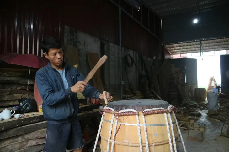 Làng trống lưu giữ âm vang hơn 1.000 năm tuổi - Ảnh 2. Làng trống lưu giữ âm vang hơn 1.000 năm tuổi - Ảnh 2.