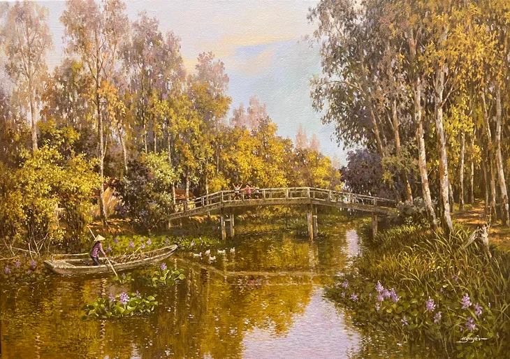 Trần Nguyên - Người giữ hồn làng quê Việt qua tranh vẽ - Ảnh 11. Trần Nguyên - Người giữ hồn làng quê Việt qua tranh vẽ - Ảnh 11.