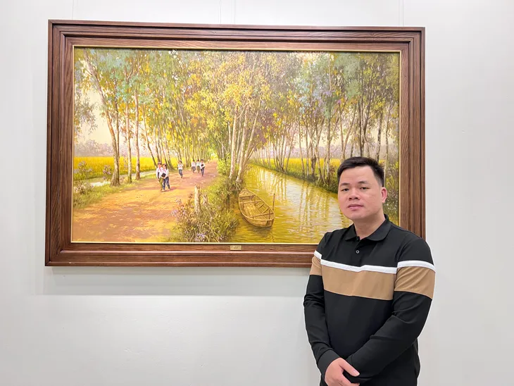 Trần Nguyên - Người giữ hồn làng quê Việt qua tranh vẽ - Ảnh 2. Trần Nguyên - Người giữ hồn làng quê Việt qua tranh vẽ - Ảnh 2.