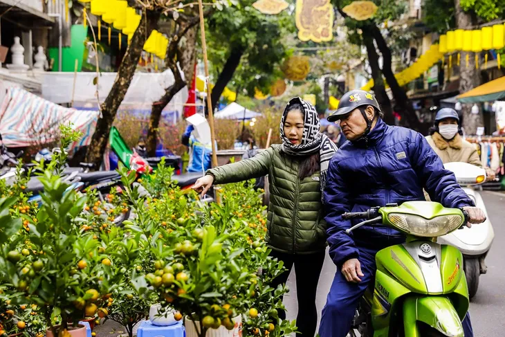 Phố cổ Hà Nội rực rỡ không khí Tết truyền thống - Ảnh 4. Phố cổ Hà Nội rực rỡ không khí Tết truyền thống - Ảnh 4.