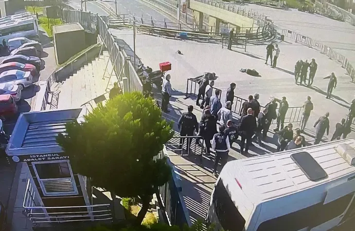 Nổ súng trước tòa án tại Istanbul, Thổ Nhĩ Kỳ - Ảnh 1. Nổ súng trước tòa án tại Istanbul, Thổ Nhĩ Kỳ - Ảnh 1.