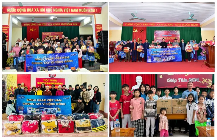 Hàng trăm phần quà Tết gửi tặng các bệnh nhân ung thư - Ảnh 2. Hàng trăm phần quà Tết gửi tặng các bệnh nhân ung thư - Ảnh 2.