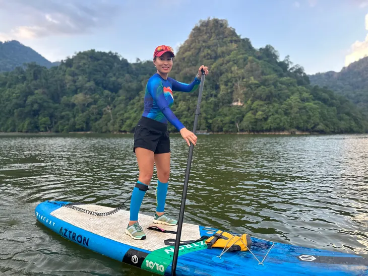 Thú chơi SUP ở Hà Nội - Ảnh 4. Thú chơi SUP ở Hà Nội - Ảnh 4.