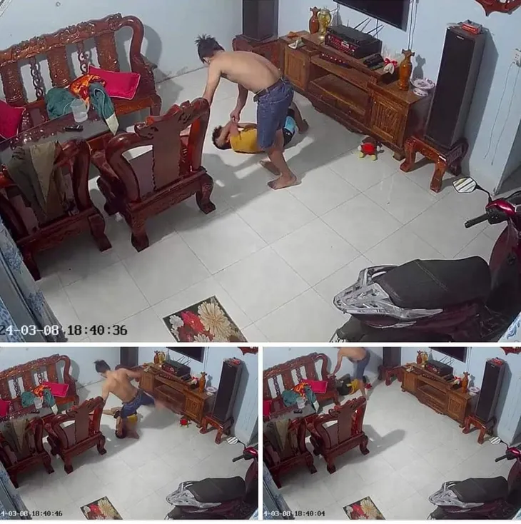Bắt khẩn cấp cha dượng đánh đập dã man con của vợ vì nghịch điện thoại - Ảnh 2. Bắt khẩn cấp cha dượng đánh đập dã man con của vợ vì nghịch điện thoại - Ảnh 2.