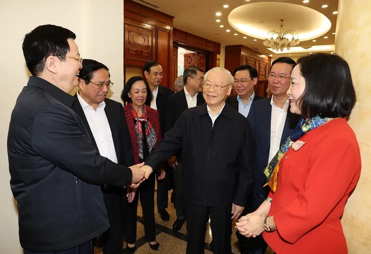 Phát biểu của Tổng Bí thư Nguyễn Phú Trọng tại Phiên họp của Tiểu ban Nhân sự Đại hội XIV của Đảng - Ảnh 2. Phát biểu của Tổng Bí thư Nguyễn Phú Trọng tại Phiên họp của Tiểu ban Nhân sự Đại hội XIV của Đảng - Ảnh 2.