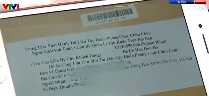 Cảnh giác chiêu trò lừa đảo bán tài liệu phòng cháy, chữa cháy - Ảnh 1.