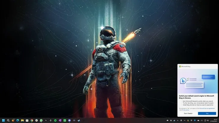 Microsoft dụ dỗ người dùng thay thế Bing làm công cụ tìm kiếm mặc định - Ảnh 1. Microsoft dụ dỗ người dùng thay thế Bing làm công cụ tìm kiếm mặc định - Ảnh 1.