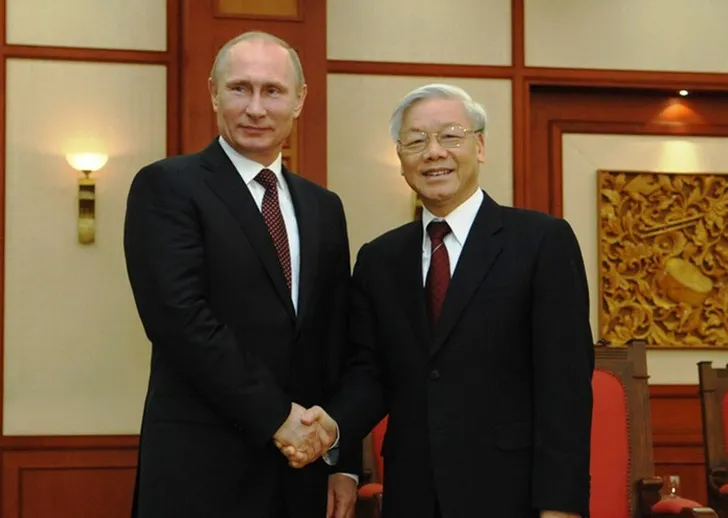 Tổng Bí thư Nguyễn Phú Trọng chúc mừng ông Putin tái đắc cử Tổng thống Nga - Ảnh 1. Tổng Bí thư Nguyễn Phú Trọng chúc mừng ông Putin tái đắc cử Tổng thống Nga - Ảnh 1.