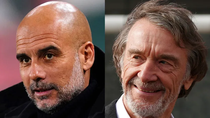 Những lần Pep Guardiola phản ứng khi Man United được nhắc đến - Ảnh 5. Những lần Pep Guardiola phản ứng khi Man United được nhắc đến - Ảnh 5.